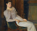 Fille en blanc - Christian Krohg — vista dell’opera