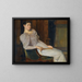 Fille en blanc - Christian Krohg — quadro incorniciato alla parete