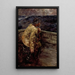 Riproduzione del dipinto Veille de nuit - Christian Krohg