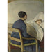 Riproduzione del dipinto Madre a letto con il suo bambino - Christian Krohg