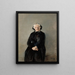Ritratto di Marie Krohg, la zia dell'artista - Christian Krohg — quadro incorniciato alla parete