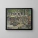 Scène di una strada a Parigi - Christian Krohg — quadro incorniciato alla parete