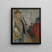 Autoritratto - Christian Krohg — quadro incorniciato alla parete