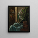 Natura morta con busto in gesso - Christian Krohg — quadro incorniciato alla parete