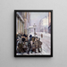 Lutte pour la vie - Christian Krohg — quadro incorniciato alla parete