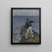 Le chenal côtier - Christian Krohg — quadro incorniciato alla parete