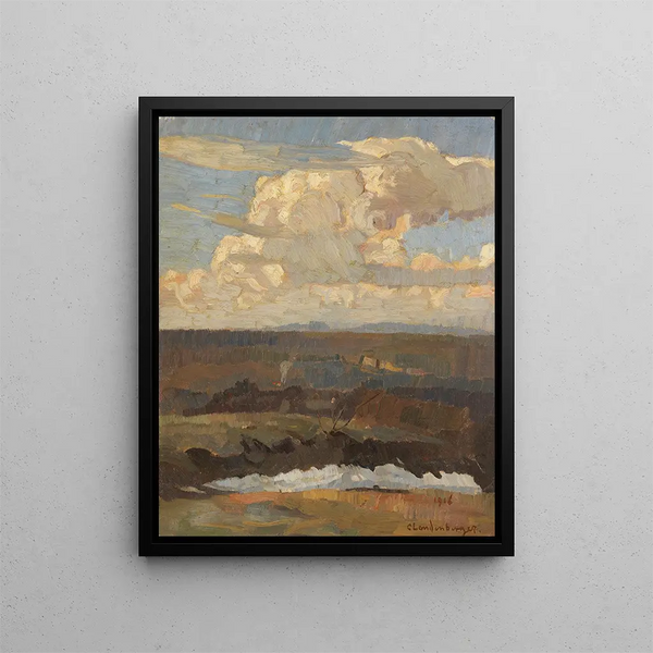 Paesaggio - Christian Landenberger — quadro incorniciato alla parete