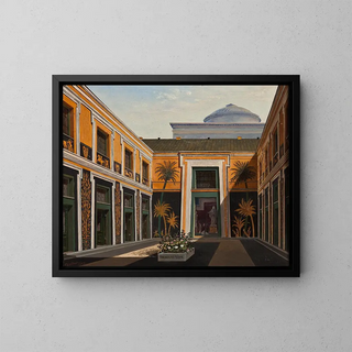 Christian Olavius Zeuthen - The Courtyard Of The Thorvaldsen Museum.webp