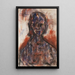 Studio di nudo - Christian Rohlfs — quadro incorniciato alla parete