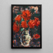 Riproduzione del dipinto Dahlias - Christian Rohlfs