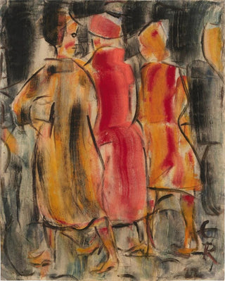 Christian Rohlfs - Drei Frauen auf der Strae Three women on the street.webp