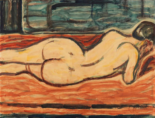 Christian Rohlfs - Liegender Weiblicher Rckenakt.webp