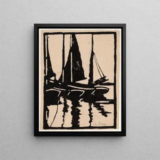 Christian Rohlfs - Sailboats in the Harbor.webp