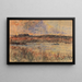 Lago al tramonto - Christian Rohlfs — quadro incorniciato alla parete
