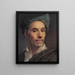 Autoritratto - Christian Seybold — quadro incorniciato alla parete