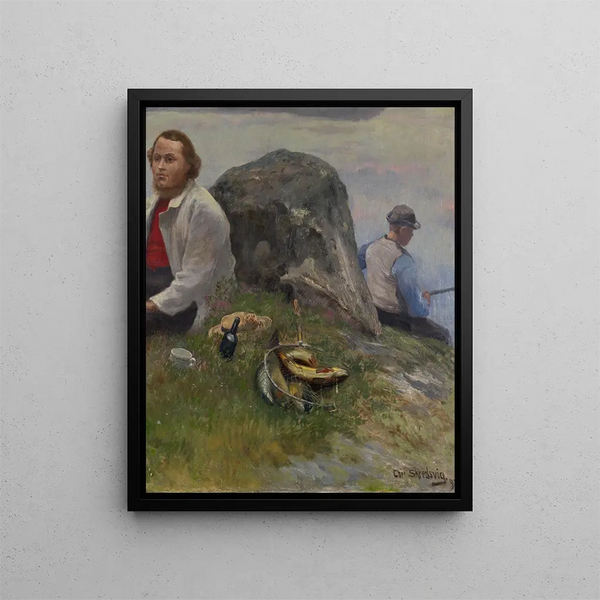 Sans titre - Christian Skredsvig — quadro incorniciato alla parete