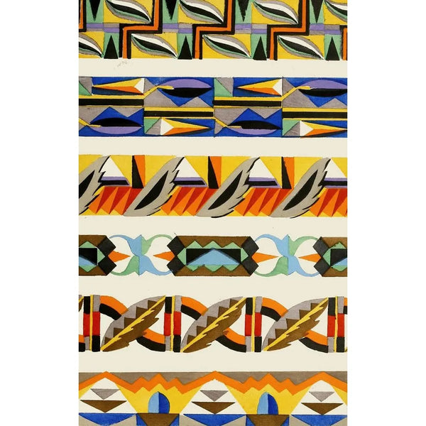 Forme ornamentali per l'arte applicata alla superficie Pl 03 - Christian Stoll — quadro incorniciato alla parete