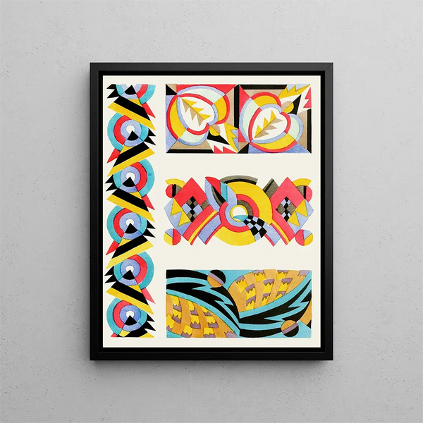 Forme decorative per la superficie Pl 08 - Christian Stoll — quadro incorniciato alla parete