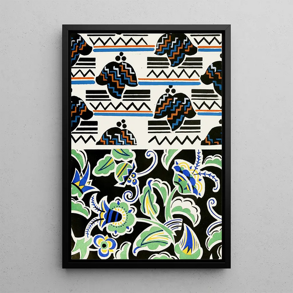 Forme ornamentali per l'arte applicata alla superficie Pl 14 - Christian Stoll — quadro incorniciato alla parete