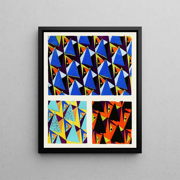 Forme decorative per la superficie Pl 20 - Christian Stoll — quadro incorniciato alla parete