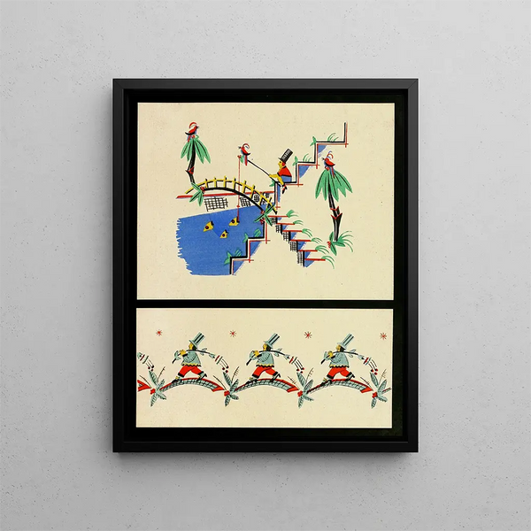 Forme decorative per la superficie Pl 32 - Christian Stoll — quadro incorniciato alla parete