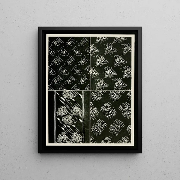 Forme decorative per la superficie Pl 43 - Christian Stoll — quadro incorniciato alla parete