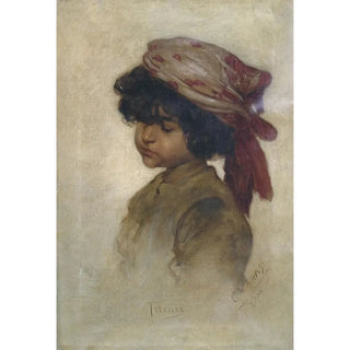 Christian Wilhelm Allers - Portrait of the girl Teresina.webp