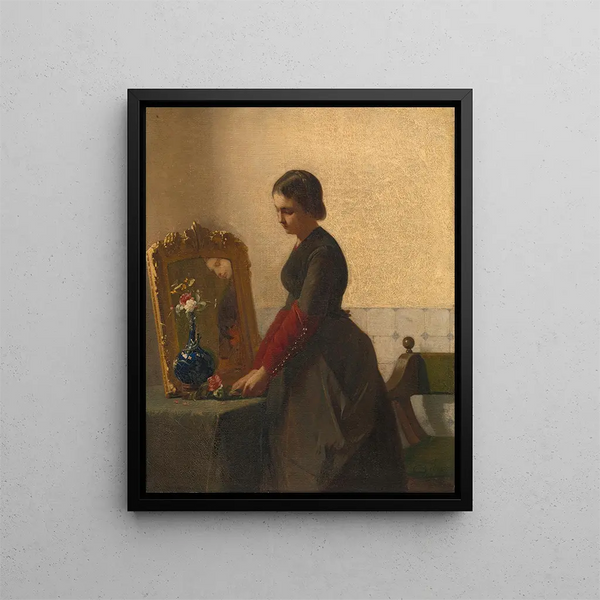 La sorella della sposa - Christoffel Bisschop — quadro incorniciato alla parete