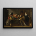 Scène di genere in una taverna - Christoffel Jacobsz van der Laemen — quadro incorniciato alla parete