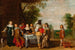 Compagnie a tavola in un parco - Christoffel Jacobsz van der Lamen — vista dell’opera