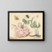 Una rosa e cinque insetti - Christoffel van den Berghe — quadro incorniciato alla parete
