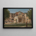 Una sezione della Via Sacra Roma L'abbazia dei Santi Côme e Damiano - Christoffer Wilhelm Eckersberg — quadro incorniciato alla parete