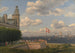 Vista sulla costa svedese dai bastioni del castello di Kronborg - Christoffer Wilhelm Eckersberg — vista dell’opera