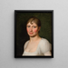 Christine Rebekka Eckersberg née Hyssing, prima moglie dell'artista - Christoffer Wilhelm Eckersberg — quadro incorniciato alla parete