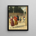 Una tempesta - Christoffer Wilhelm Eckersberg — quadro incorniciato alla parete