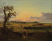 Paesaggio con un passaggio, l'isola di Mn - Christoffer Wilhelm Eckersberg — vista dell’opera