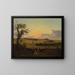 Paesaggio con un passaggio, l'isola di Mn - Christoffer Wilhelm Eckersberg — quadro incorniciato alla parete