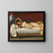 Modello sdraiato - Christoffer Wilhelm Eckersberg — quadro incorniciato alla parete