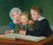 Ritratto dei figli di CF Holms: Adam, Vilhelm, Pauline, Frederikke e Johan Chr Julius - Christoffer Wilhelm Eckersberg — vista dell’opera