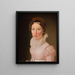 Suzanne Juel, la cognata dell'artista e che diventerà più tardi la sua terza moglie - Christoffer Wilhelm Eckersberg — quadro incorniciato alla parete