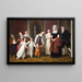 La Famiglia Nathanson - Christoffer Wilhelm Eckersberg — quadro incorniciato alla parete