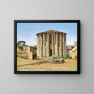 Christoffer Wilhelm Eckersberg - Vesta Temple in Rome.webp