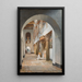 Vista della chiesa di San Lorenzo fuori le Mura - Christoffer Wilhelm Eckersberg — quadro incorniciato alla parete