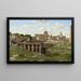 Vista della Cloaca Maxima, Roma - Christoffer Wilhelm Eckersberg — quadro incorniciato alla parete