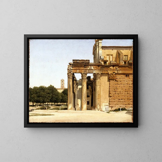 Christoffer Wilhelm Eckersberg - View of the Via Sacra Rome.webp