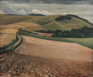 Christopher R W Nevinson - The Peaceful Rhythms Of The Downs.webp