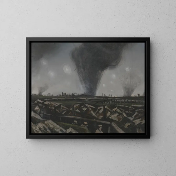 Il bombardamento di Christopher Nevinson - Christopher R W Nevinson — quadro incorniciato alla parete
