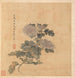 Riproduzione del dipinto Crisantemo e Roccia - Chen Hongshou