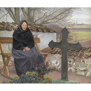 Cimetière de Fløng - Laurits Andersen Ring | Reproduction Tableau Décoration murale affiche copie