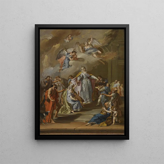 Circle Of Francesco Pittoni - Saint Elizabeth Of Portugal Distributing Alms.webp